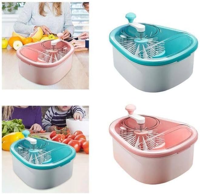 Fruit Cleaning Device – Hands-Free Spinning Vortex Washer