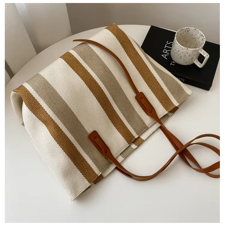Coastline Canvas Tote