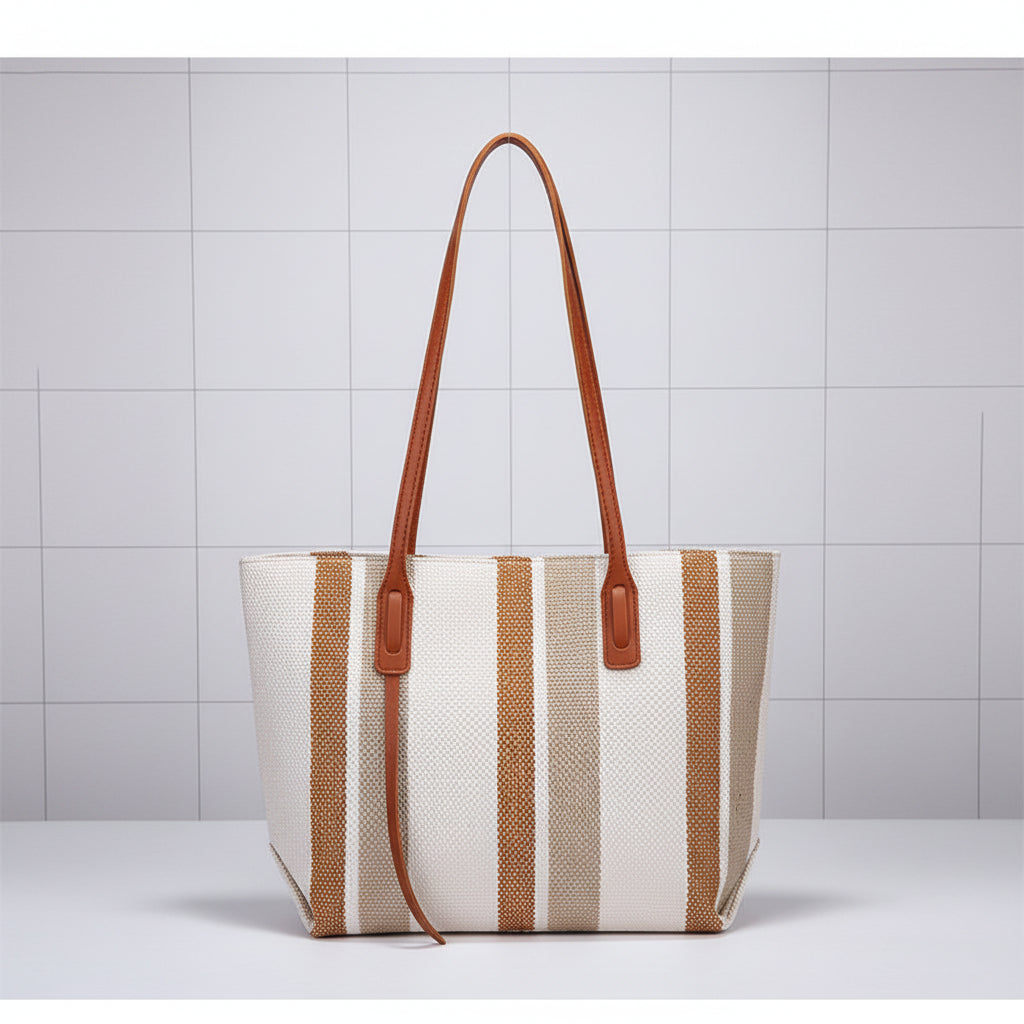 Coastline Canvas Tote