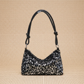 SpakLuxe Shoulder Bag - Silver Sequin