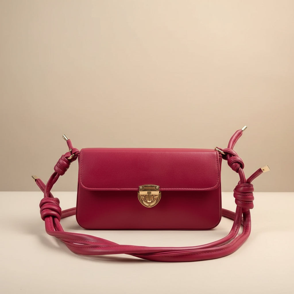 Marvelle Shoulder Bag - Cherry Red