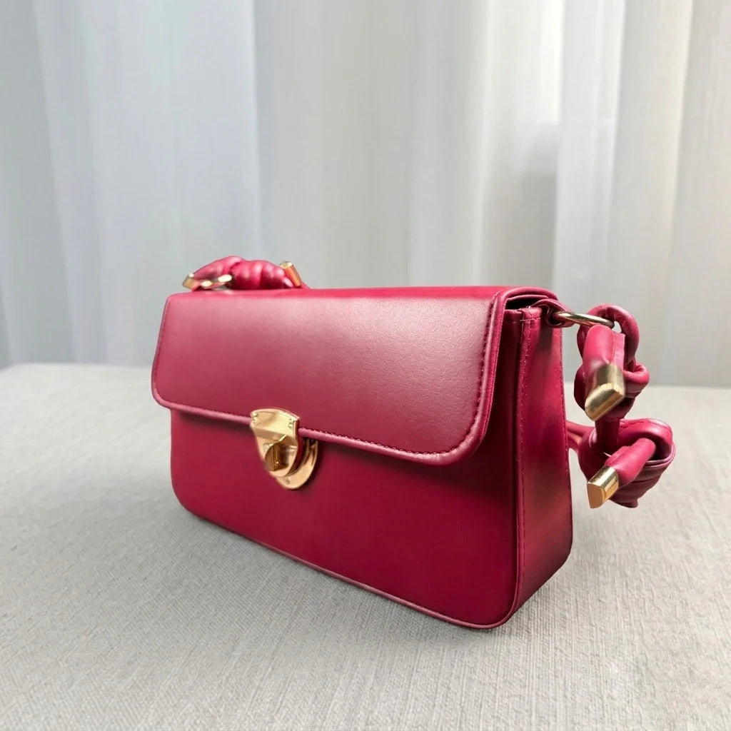 Marvelle Shoulder Bag - Cherry Red