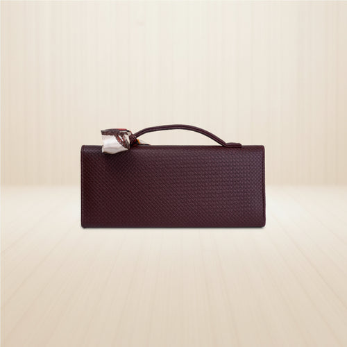 Élan Noir Hand Bag -Maroon
