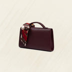 Élan Noir Hand Bag -Maroon