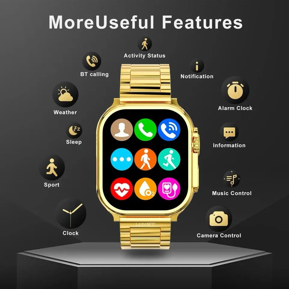 ESTYLO™-Ultra 24k Golden Smart Watch ESTYLO™