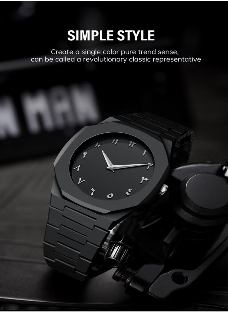 ESTYLO™-Black Arabic Aura Watch ESTYLO™