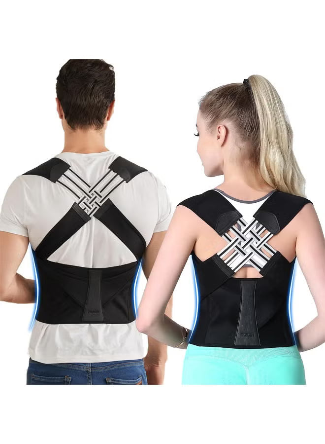 T.H.E™-Posture Corrector Brace for Men & Women – Adjustable Back Support